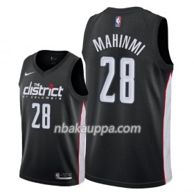 Washington Wizards Ian Mahinmi 28 2018-19 Nike City Edition Musta Pelipaidat Swingman - Miesten